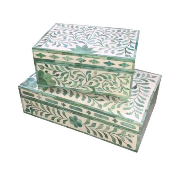 Bone Inlay Jewelry Box