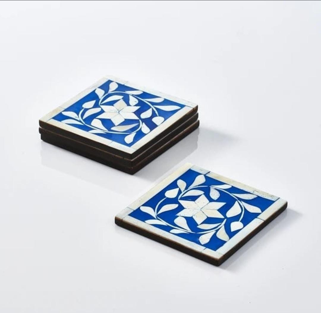 Bone Inlay Coasters