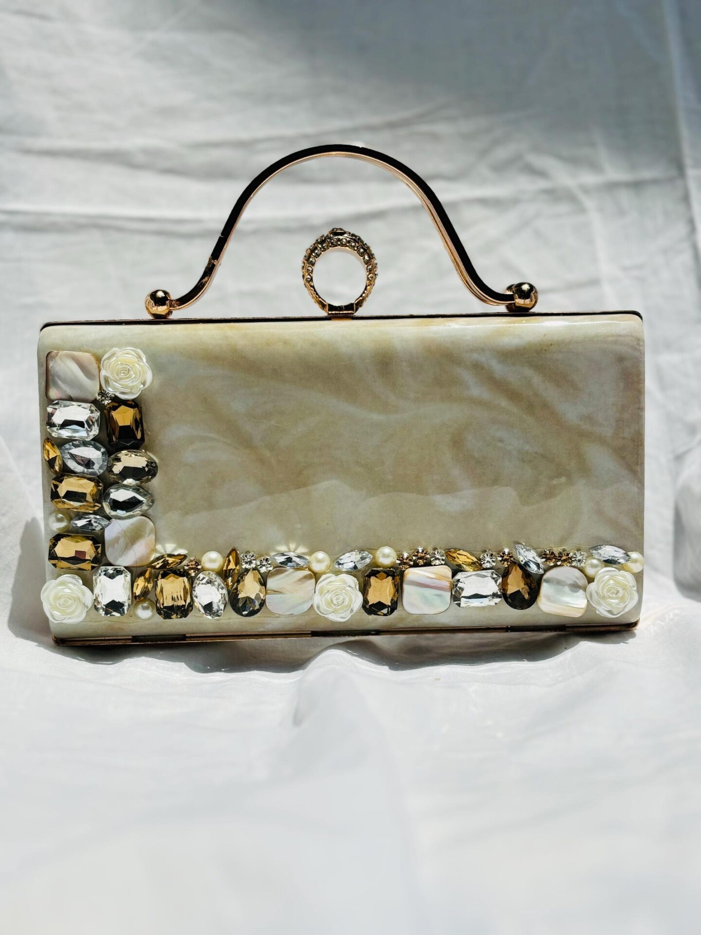 MOP Resin Bridal Clutch